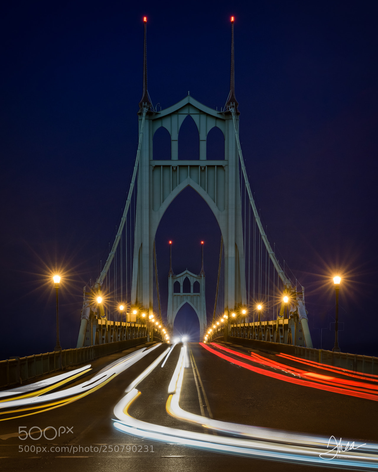Nikon D850 sample photo. St. john's bridge at photography