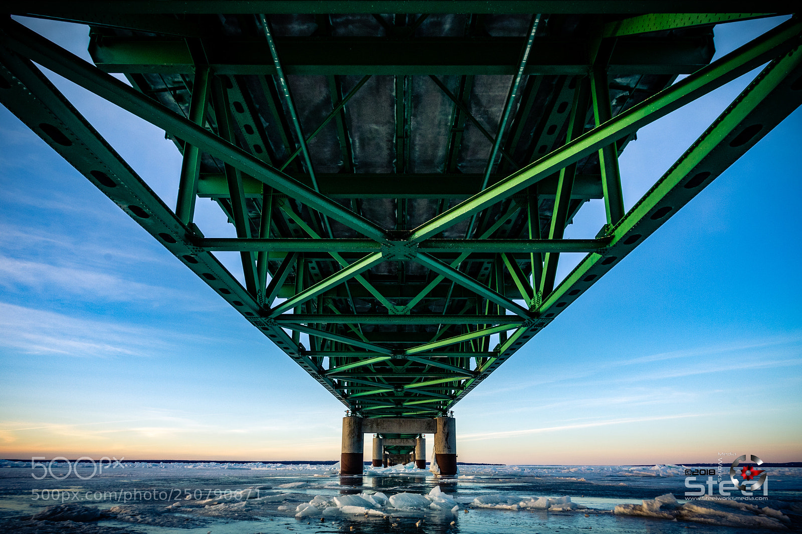 Canon EOS 5D Mark IV sample photo. Frozen bridge photography