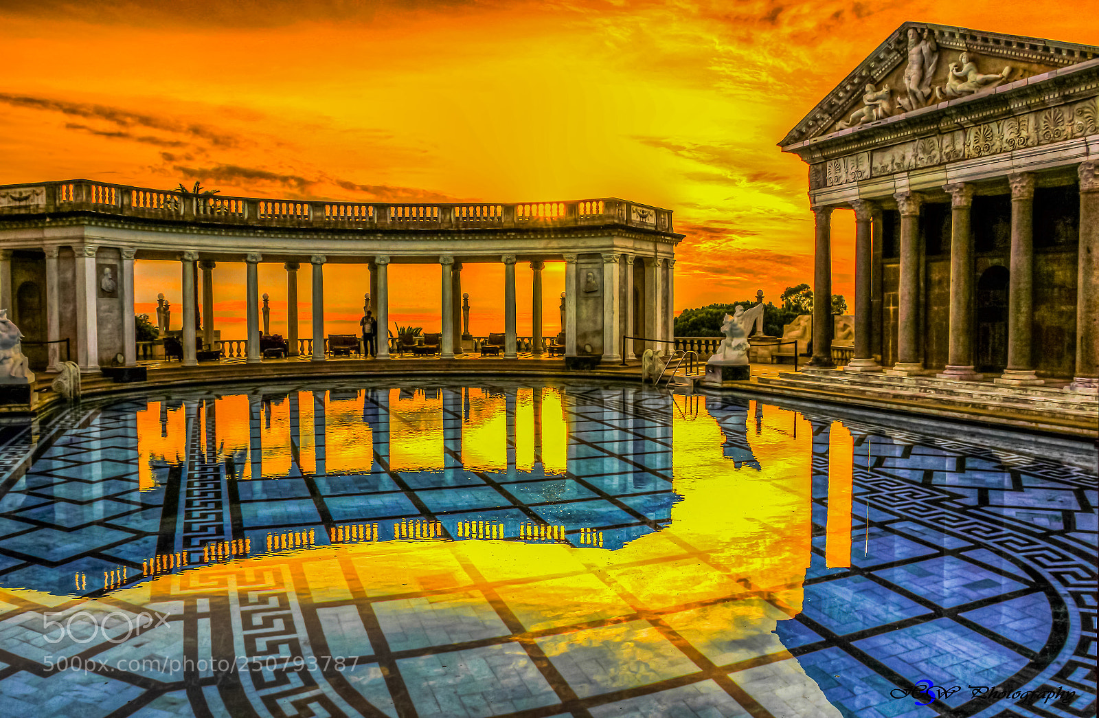 Canon EOS 600D (Rebel EOS T3i / EOS Kiss X5) sample photo. Neptune pool, hearst castle photography