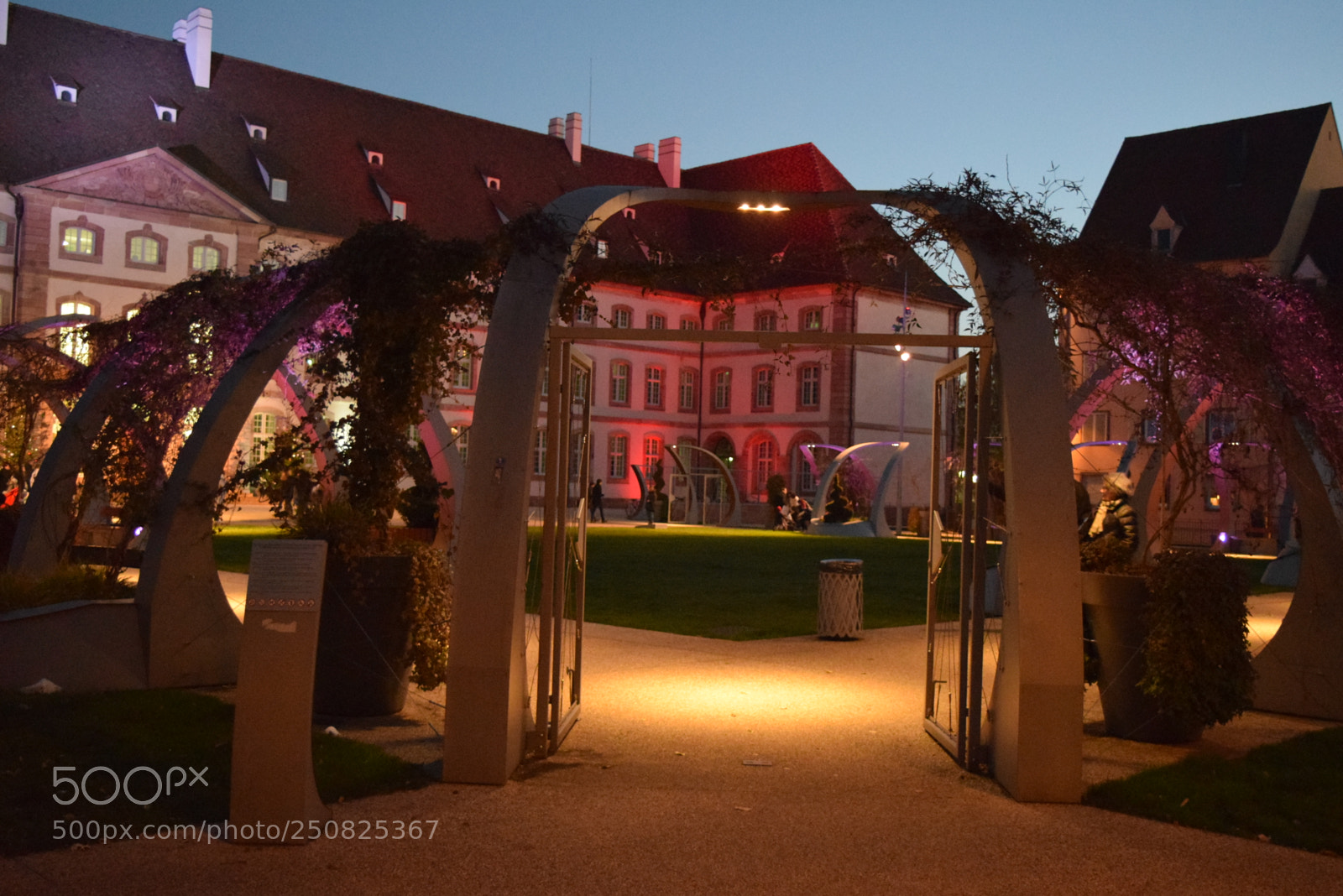 Nikon D3300 sample photo. Lights on a building photography