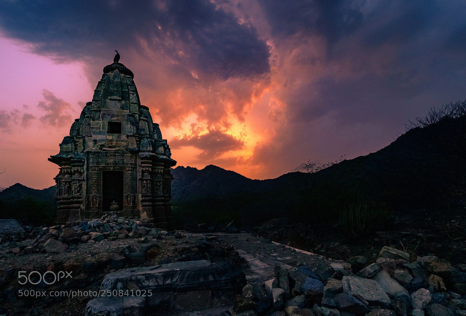 Nikon D800 sample photo. Moody ruins photography