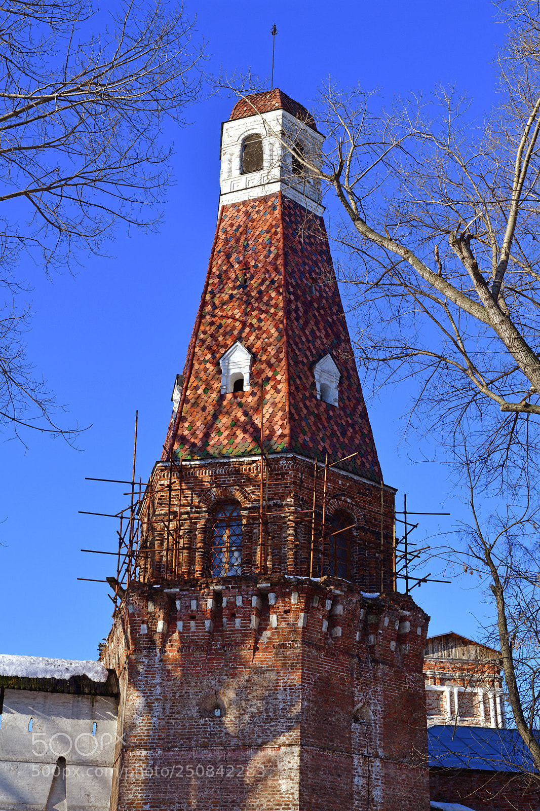 Nikon D850 sample photo. Tower blacksmith simonov monastery photography