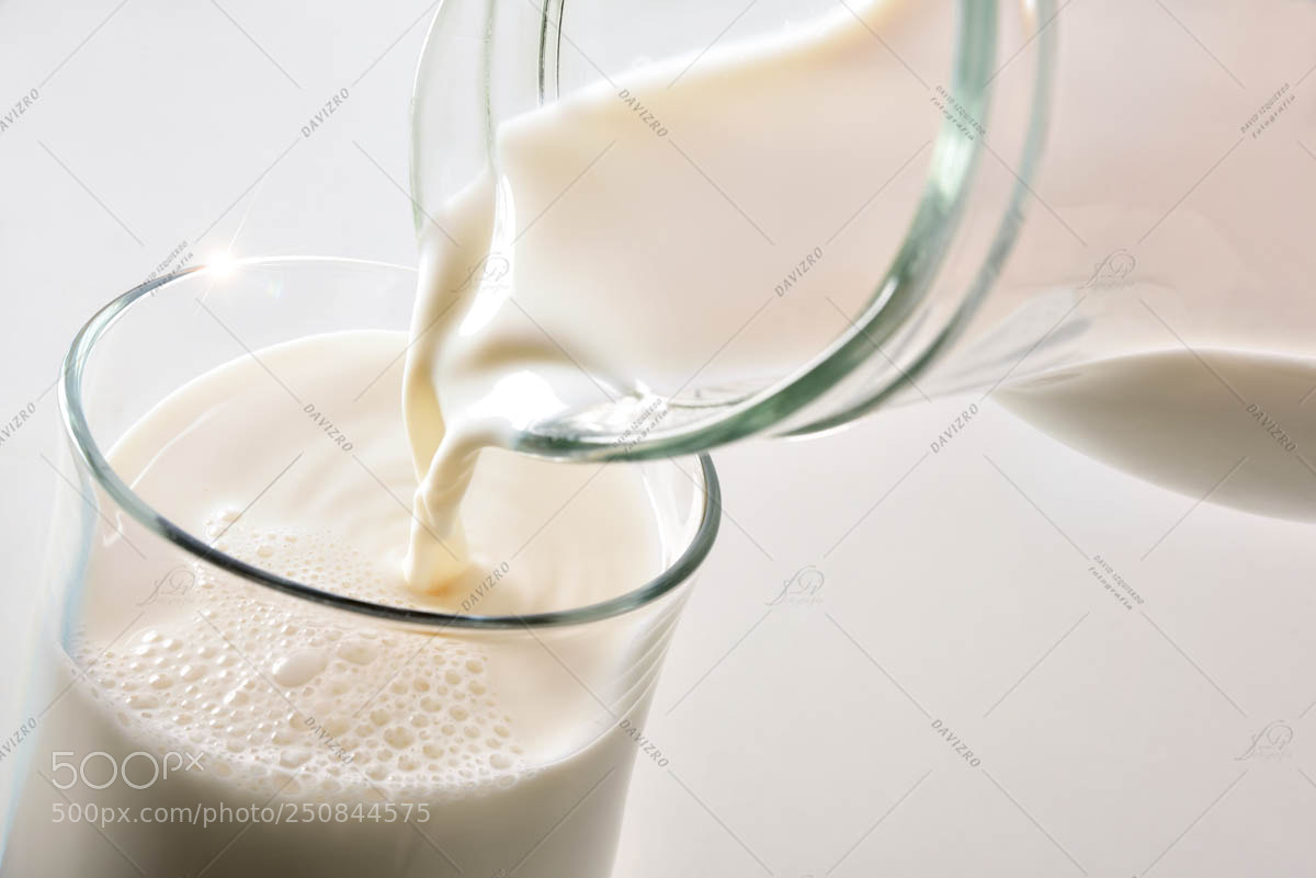 Nikon D810 sample photo. Filling glass of milk photography