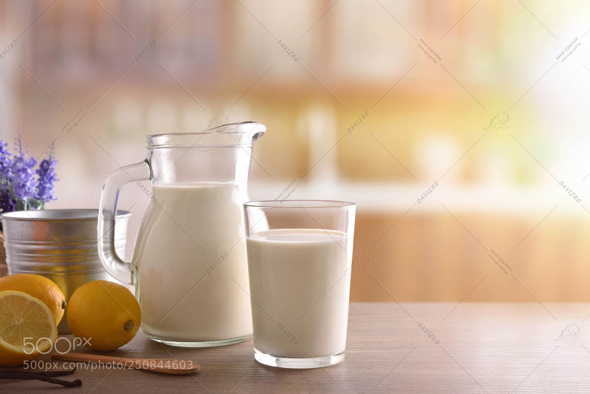Nikon D810 sample photo. Glass of milk on photography