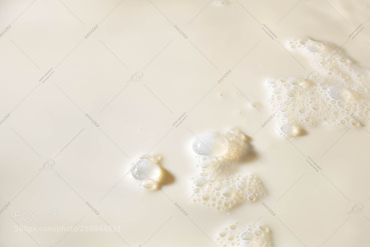 Nikon D810 sample photo. Milk texture background with photography