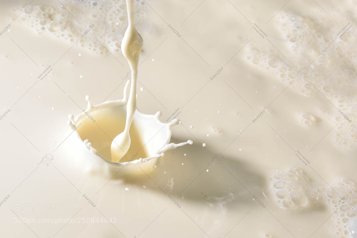 Nikon D810 sample photo. Splashing milk to the photography