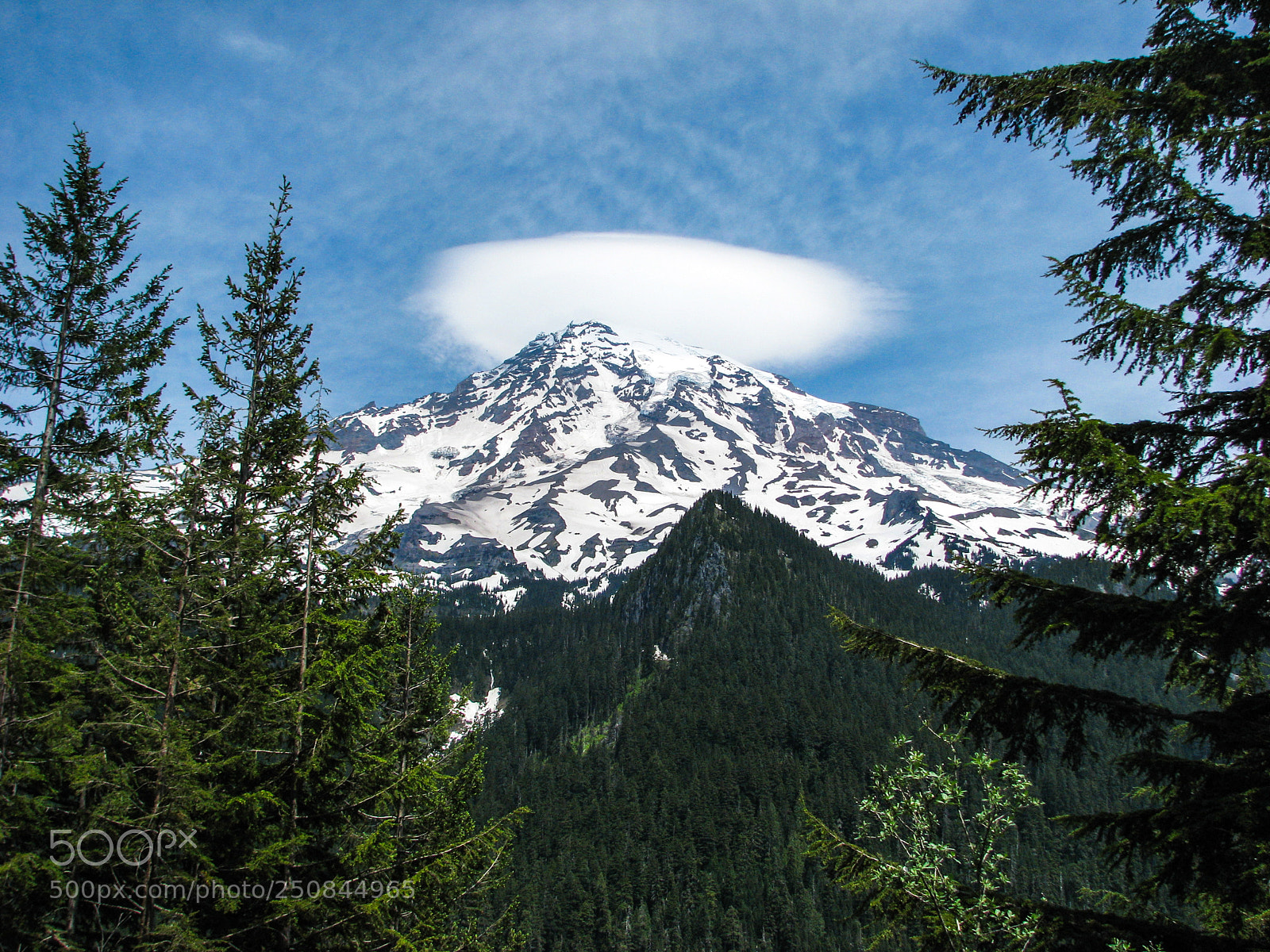 Canon POWERSHOT S5 IS sample photo. Mount rainier photography