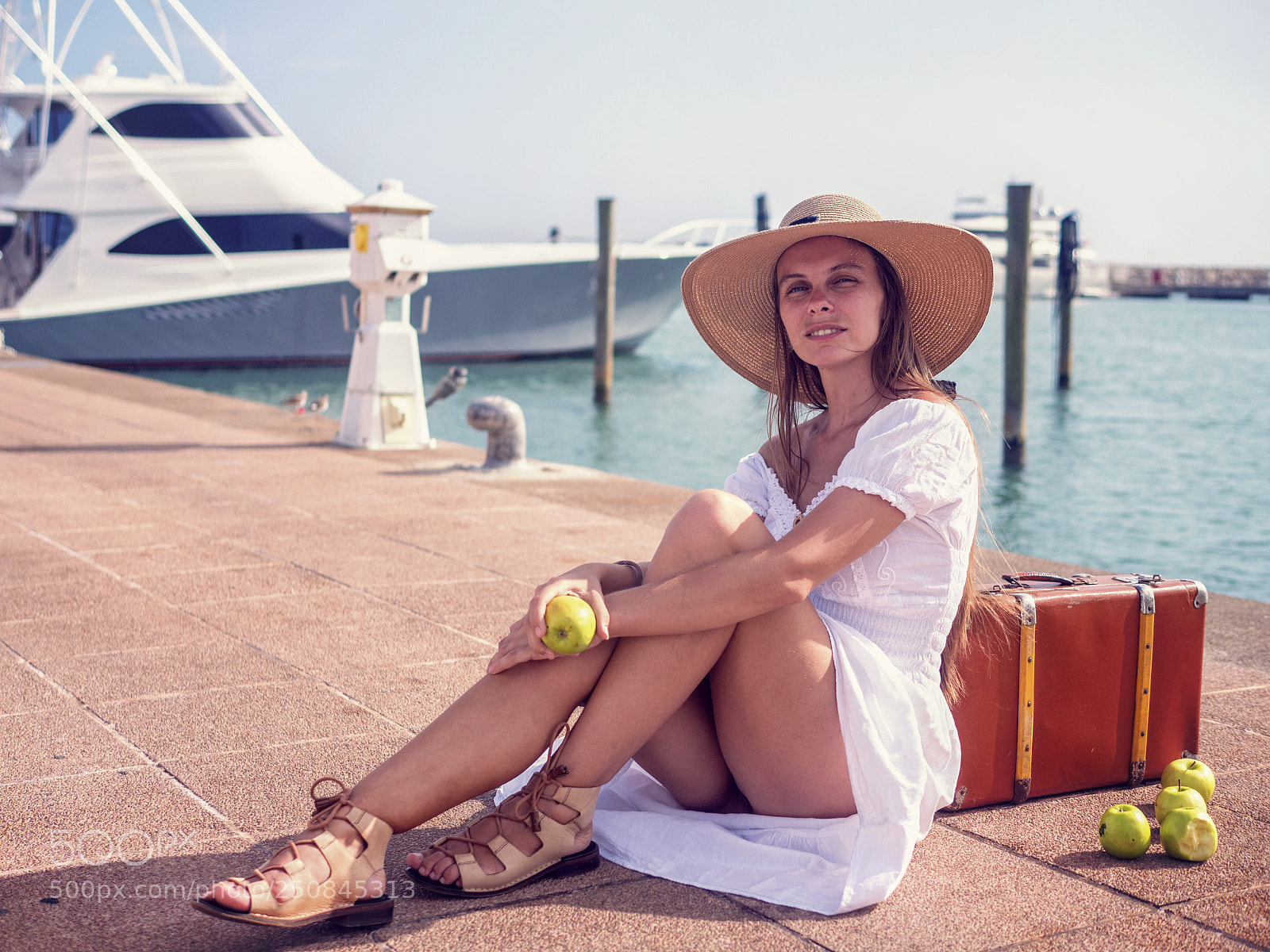 Panasonic Lumix DMC-GX8 sample photo. Girl, travel, yachts, sea photography