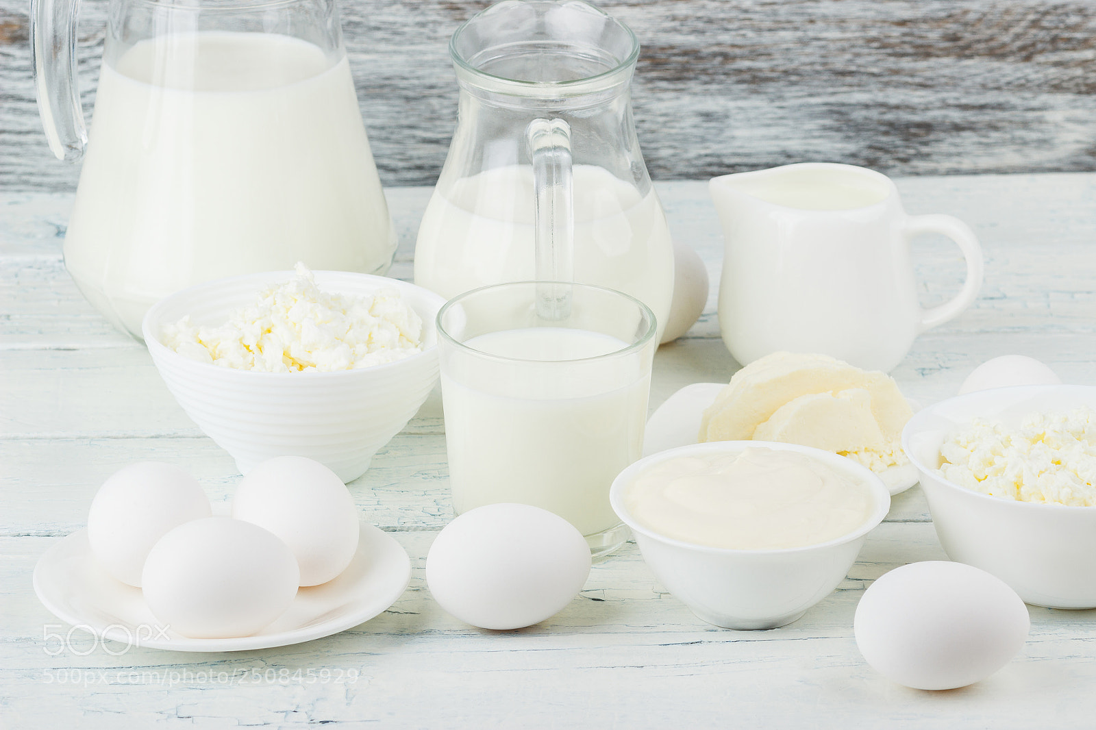 Canon EOS 600D (Rebel EOS T3i / EOS Kiss X5) sample photo. Different dairy products on photography