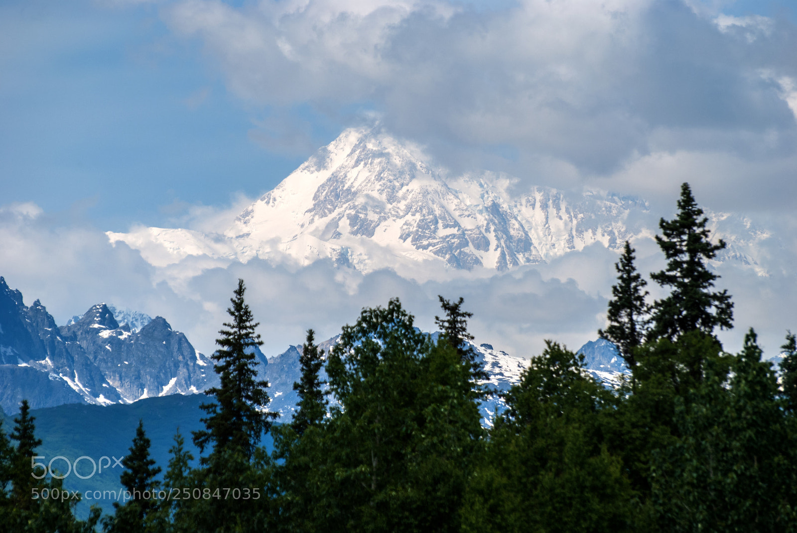 Nikon D40X sample photo. Mount mckinley alaska photography