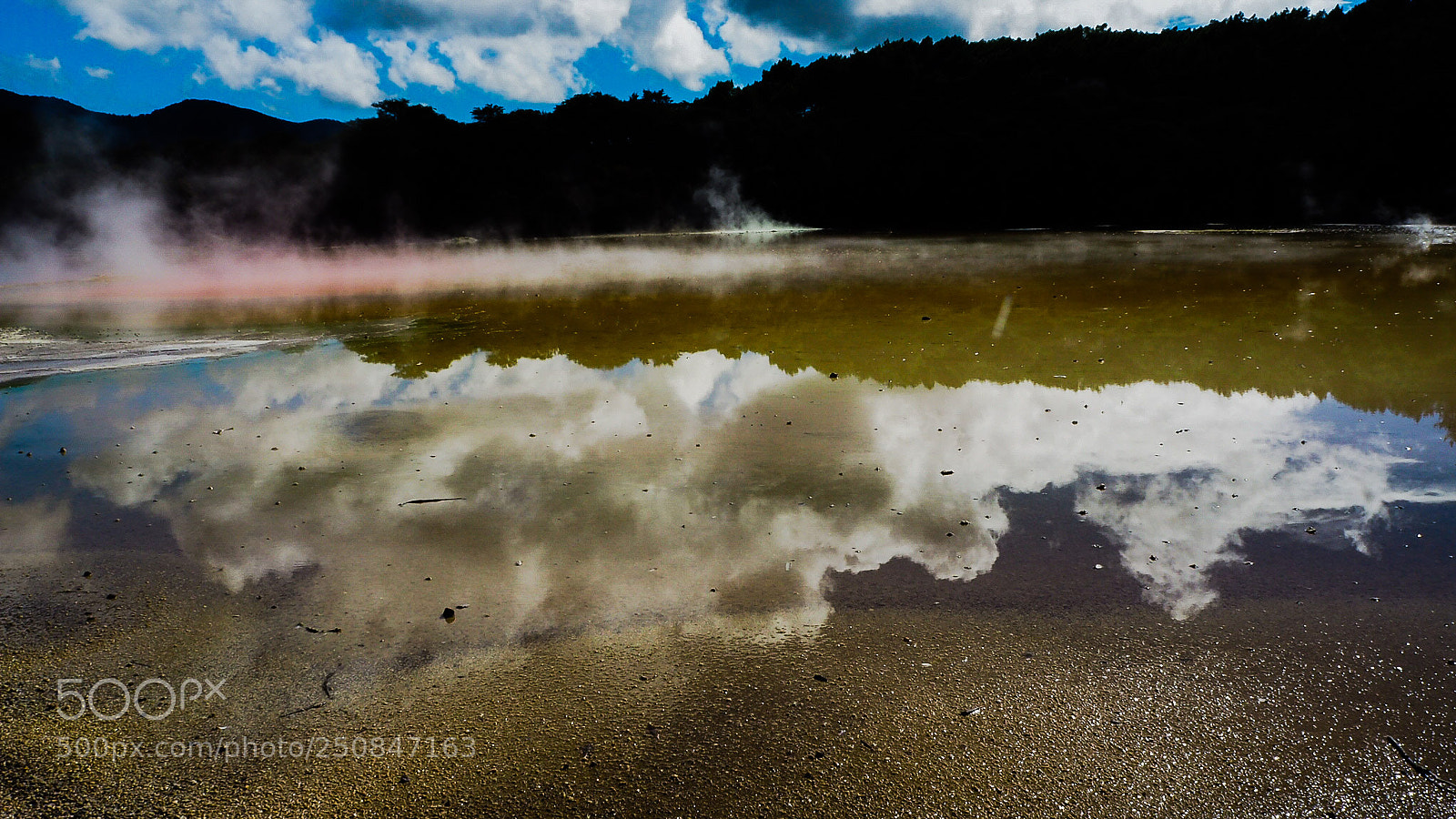 Olympus OM-D E-M10 II sample photo. Volcanic crater lake photography