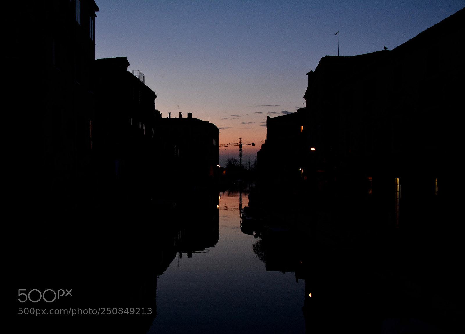Nikon D7100 sample photo. Venezia sunset gru photography