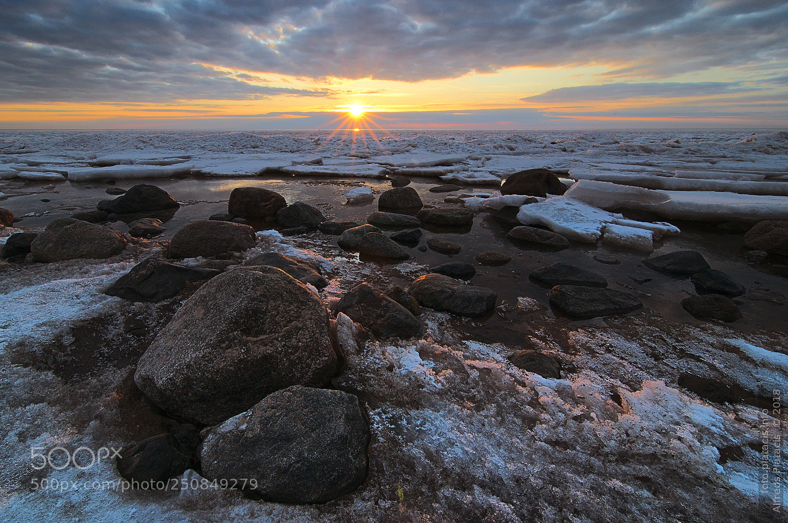 Nikon D300 sample photo. Sun above the ice photography