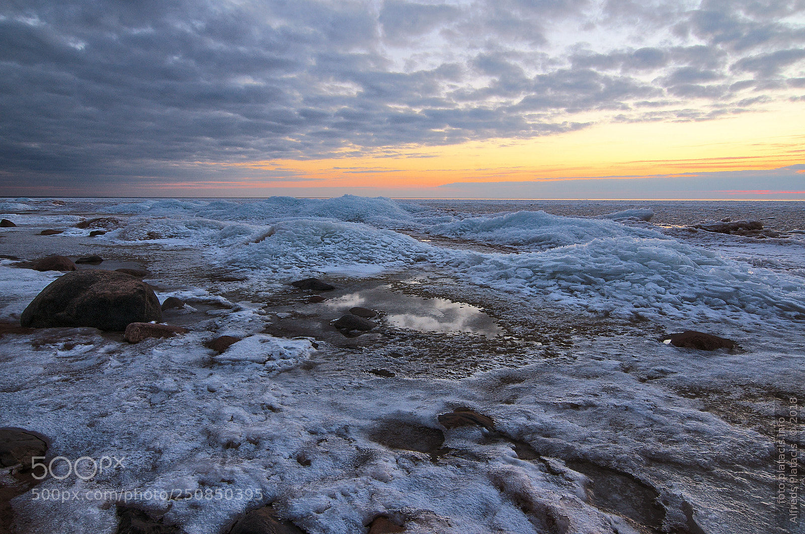Nikon D300 sample photo. Spring ice photography