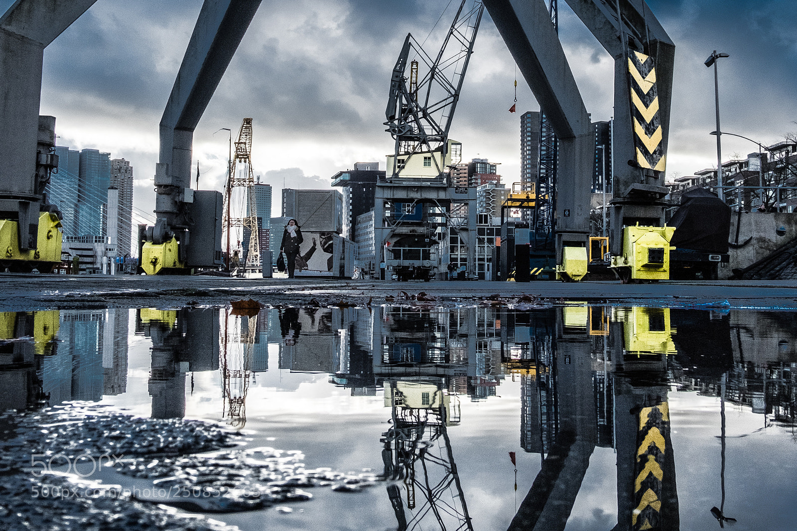 Fujifilm X-T20 sample photo. Rotterdam harbour photography