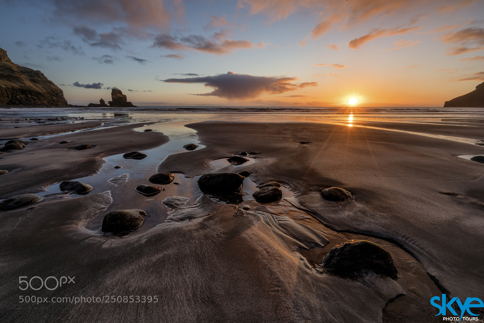 Sony a7R II sample photo. Talisker sunset photography