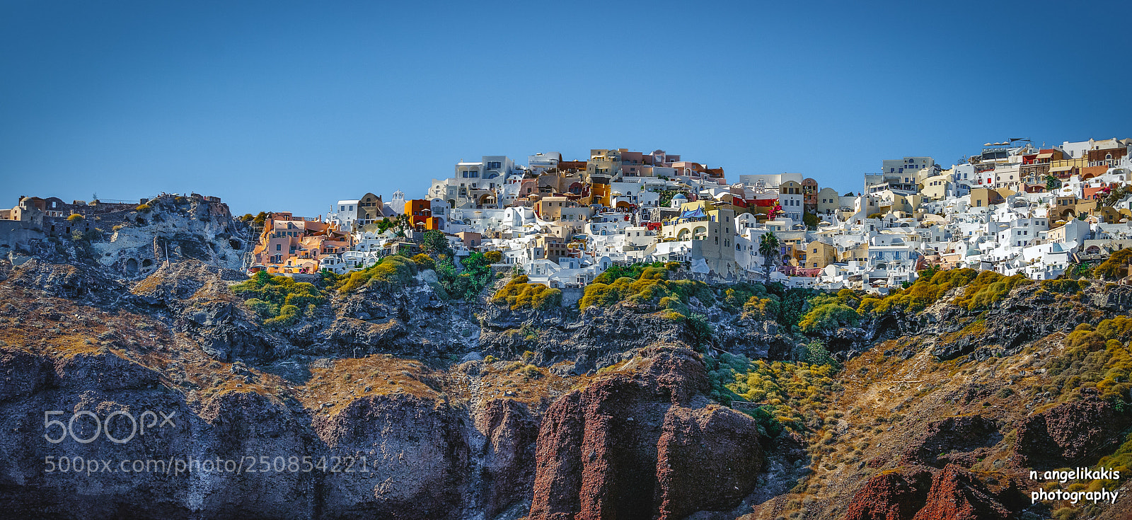 Canon EOS 750D (EOS Rebel T6i / EOS Kiss X8i) sample photo. Oia,santorini .view from the photography