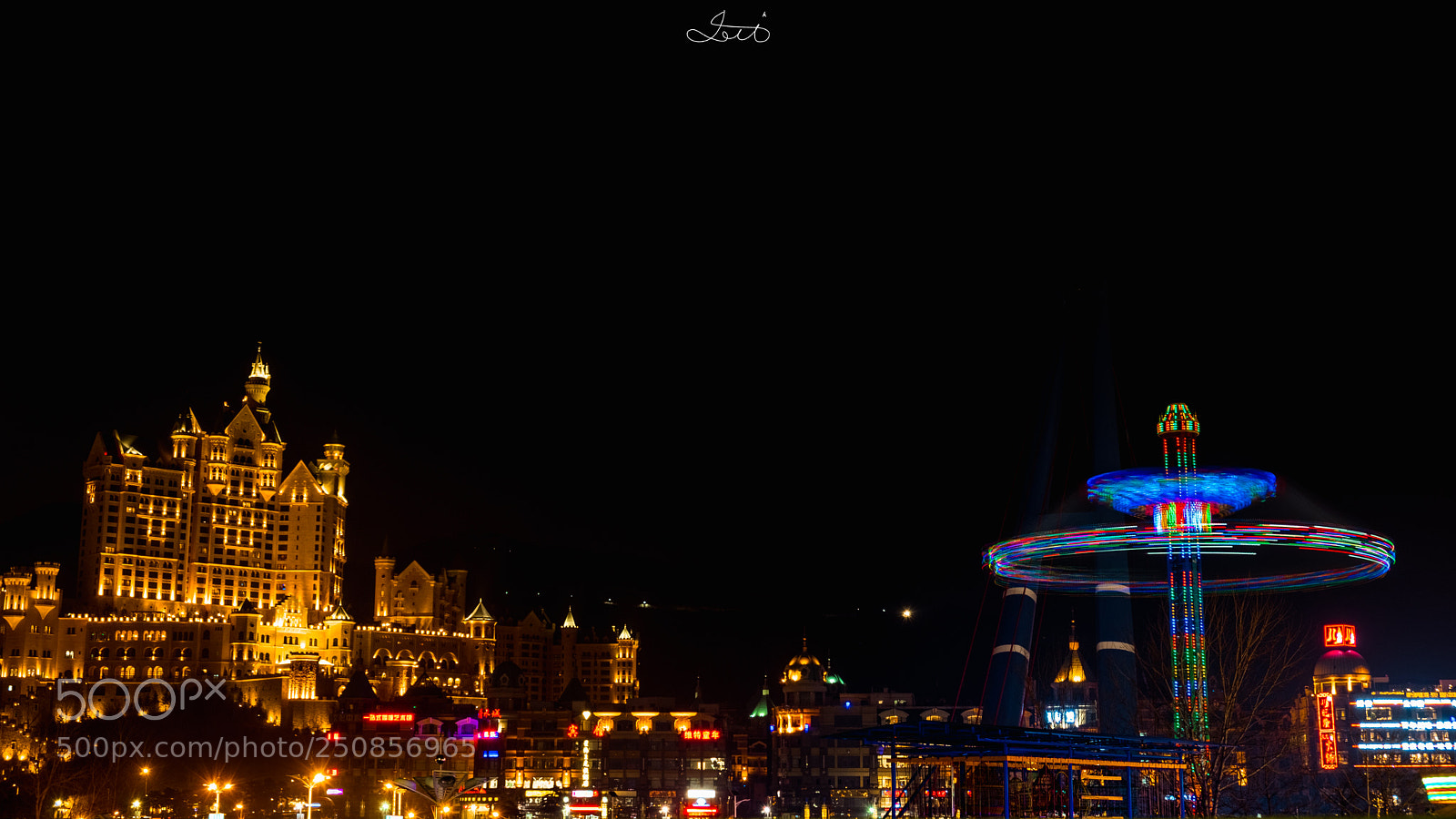Fujifilm X-T20 sample photo. Dalian night scene photography