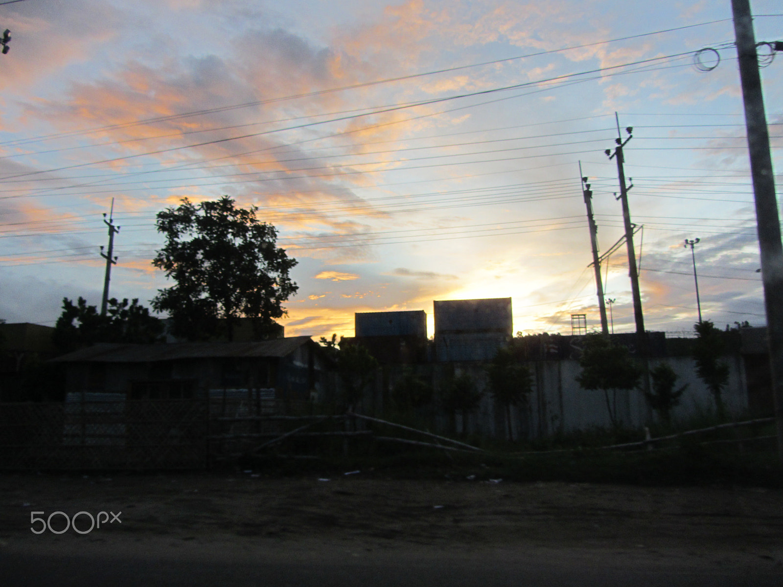 Canon PowerShot SX230 HS sample photo. Cloudy sky in evening sunset photography