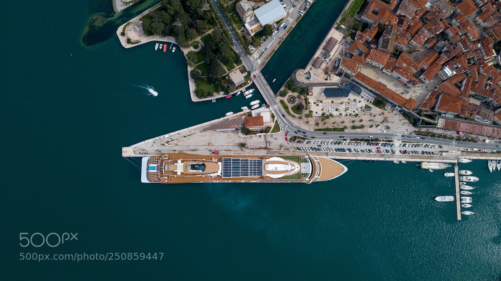 DJI FC220 sample photo. Old town kotor photography