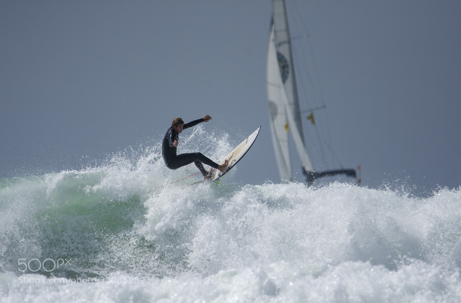 Nikon D7200 sample photo. A white sail with photography