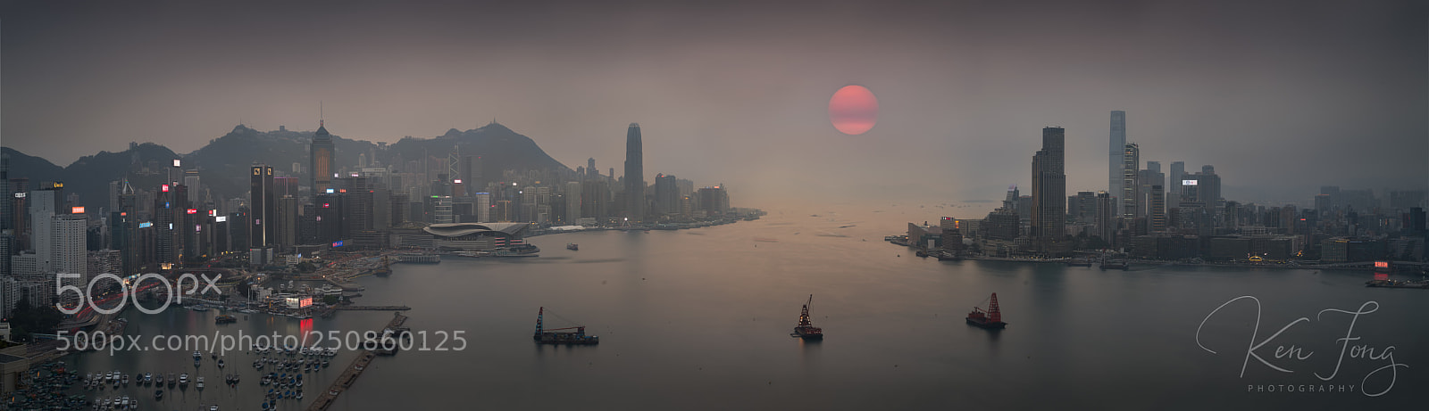 Sony a7R III sample photo. Hong kong harbour 1 photography