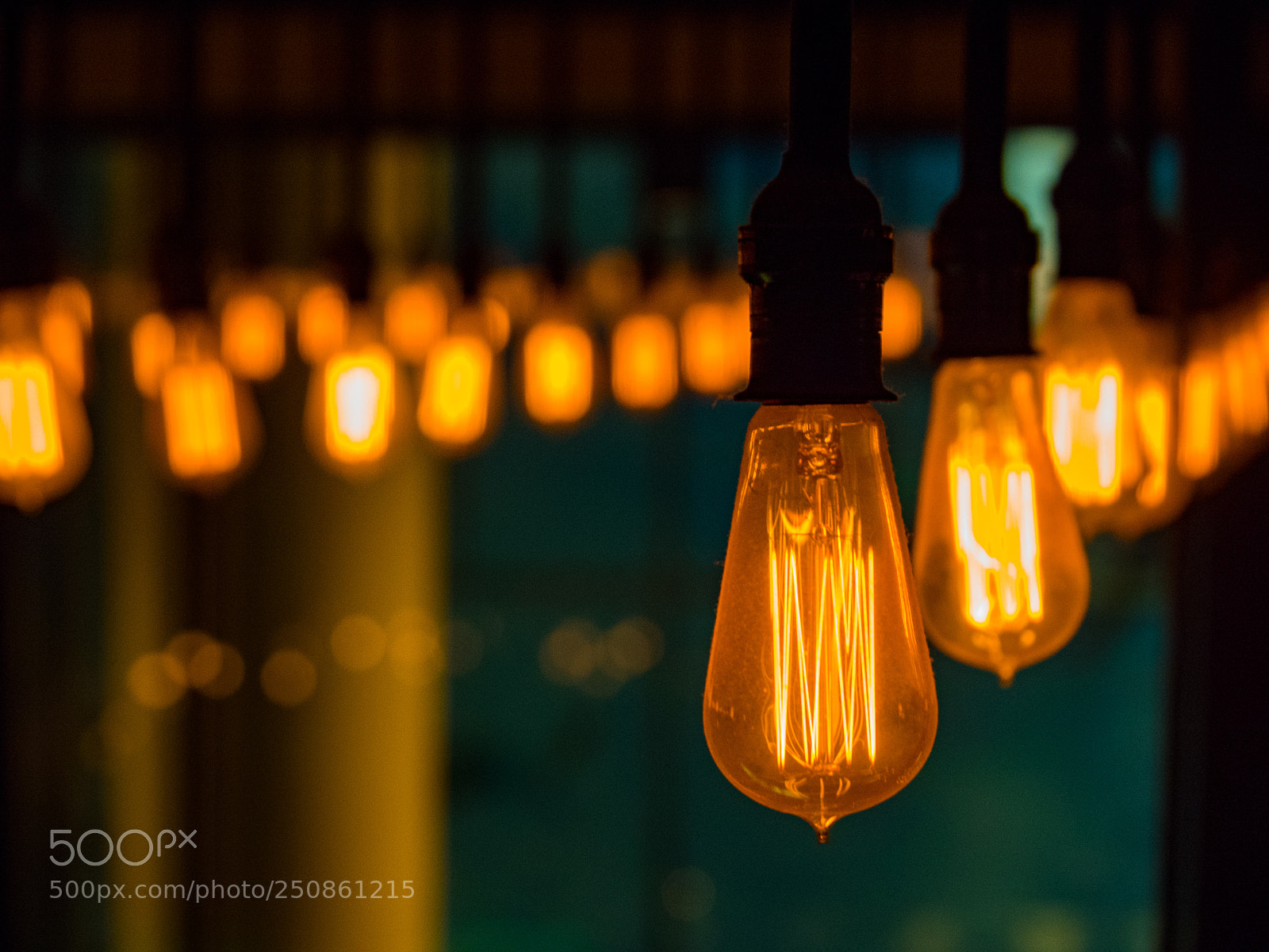 Olympus PEN-F sample photo. Bulbs photography