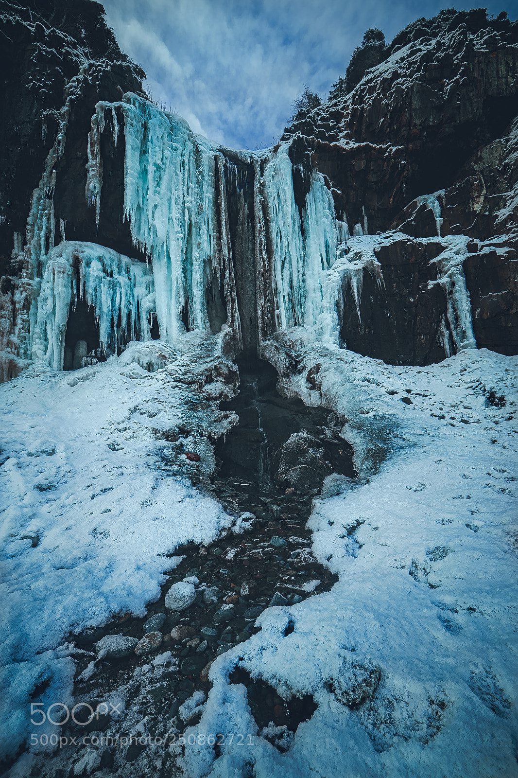Nikon D810 sample photo. Ice formation middle cove photography
