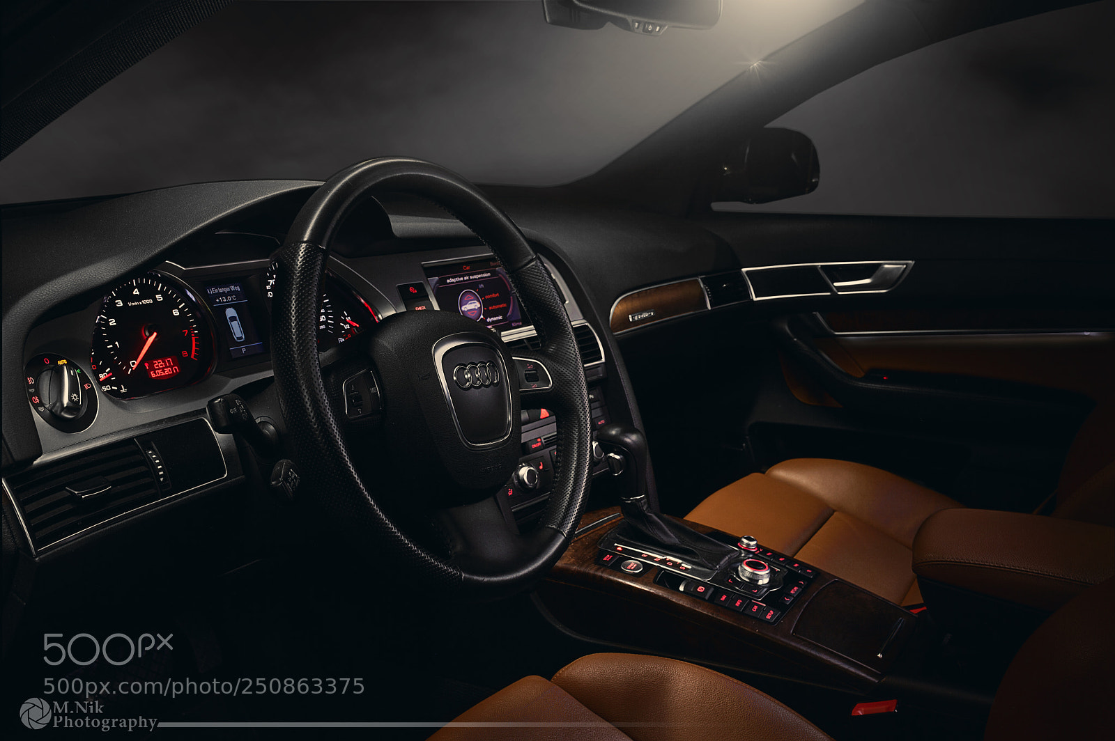 Canon EOS 5D Mark II sample photo. Cockpit audi a6 4f photography