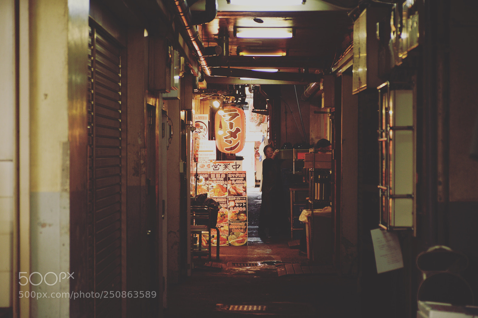 Nikon Df sample photo. Ramen shop photography
