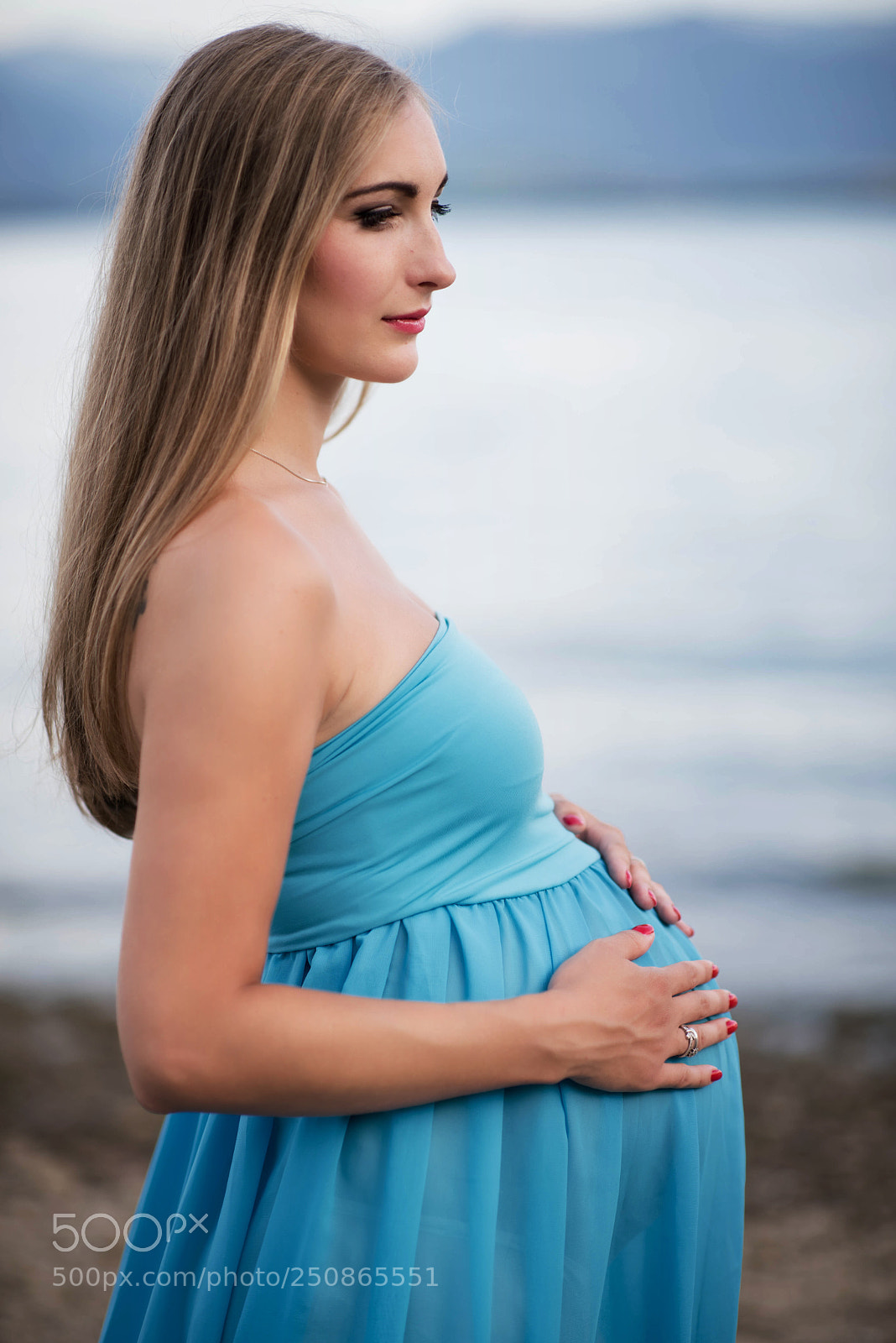 Nikon D810 sample photo. Long hair beautiful young photography
