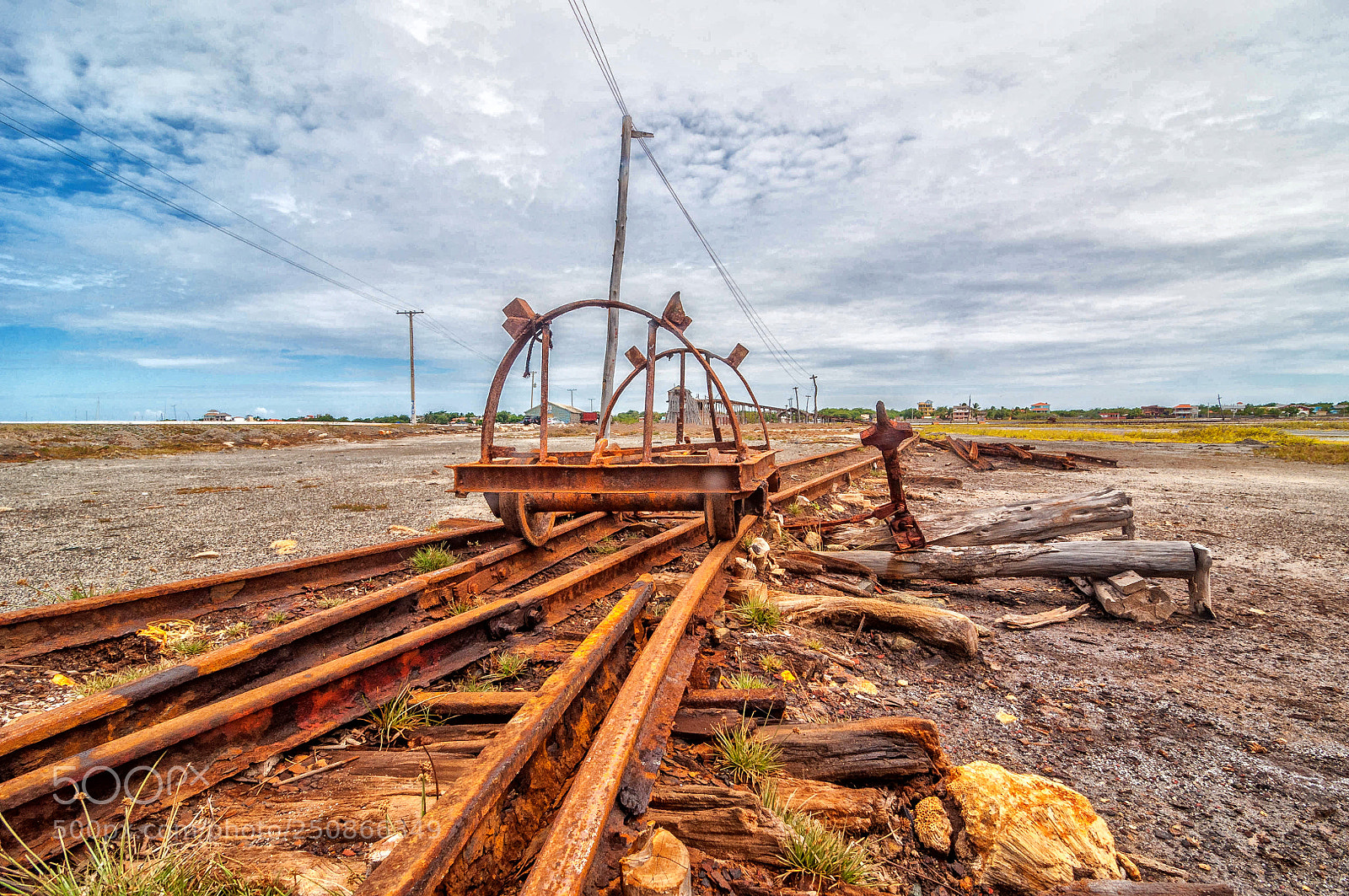 Nikon D90 sample photo. Abandoned trolley photography
