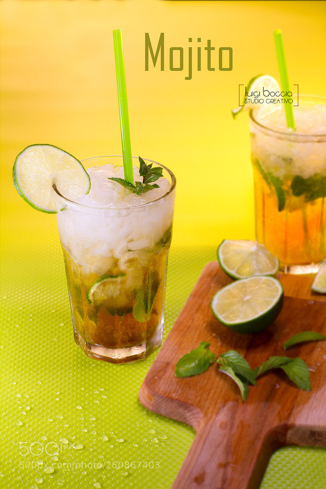 Canon EOS 7D sample photo. Mojito cocktail photography