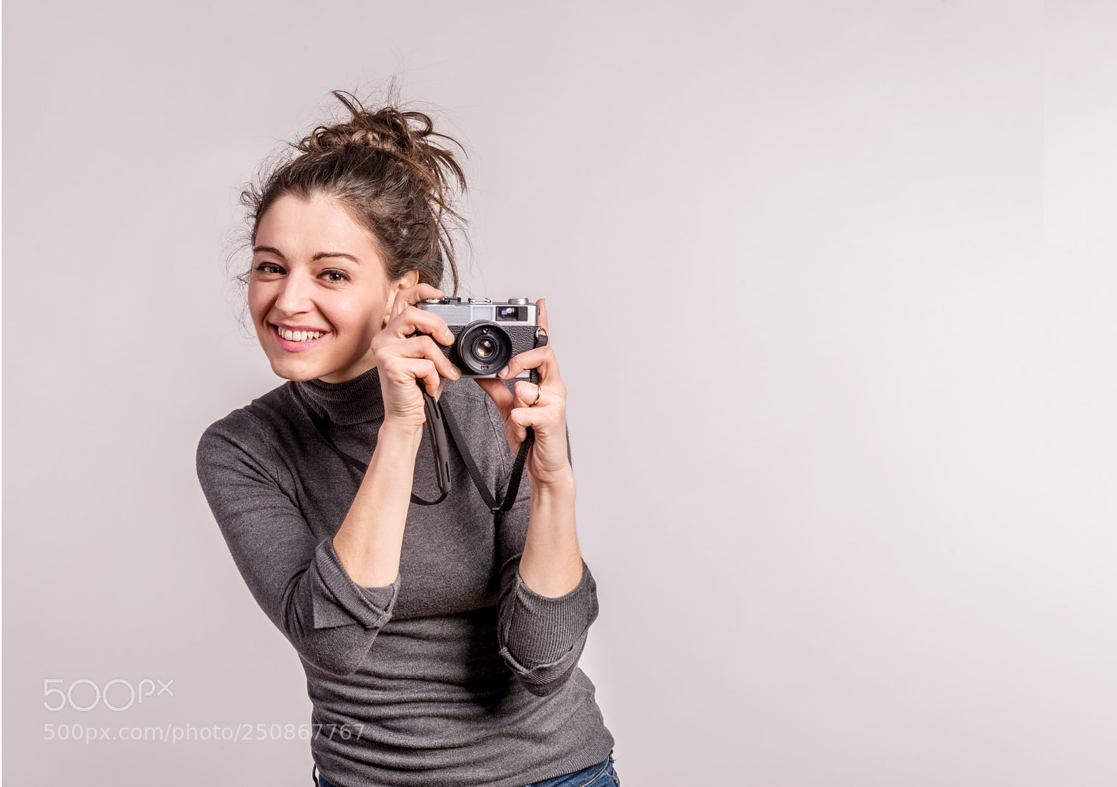 Nikon D800 sample photo. Portrait of a young photography