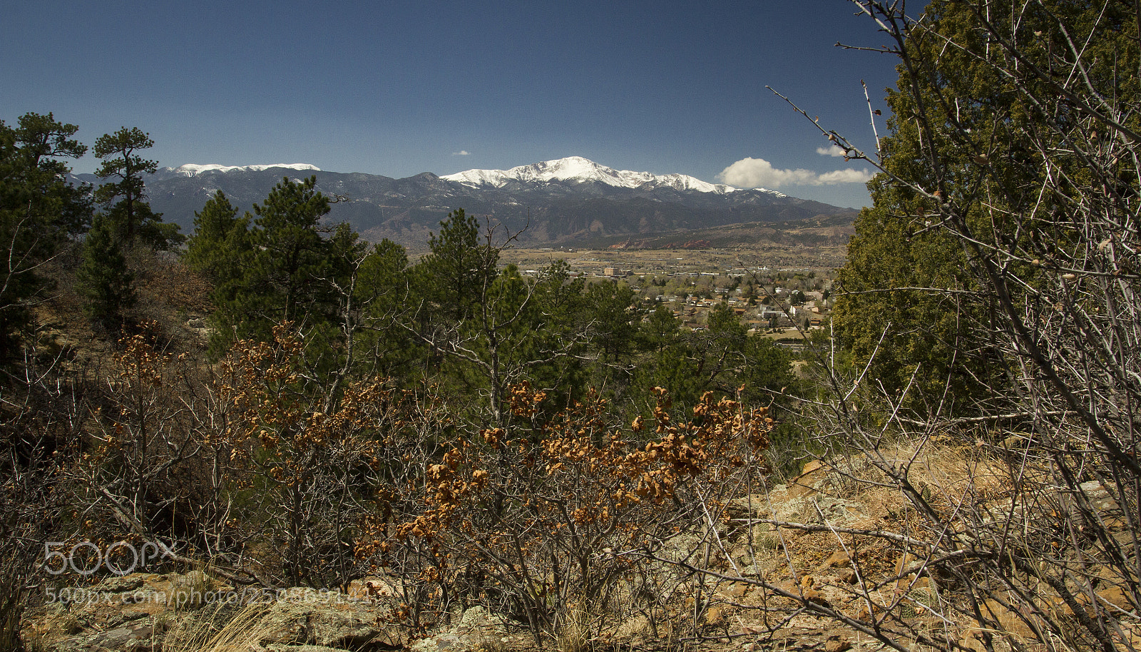Canon EOS 7D sample photo. Pikes peak from palmer photography
