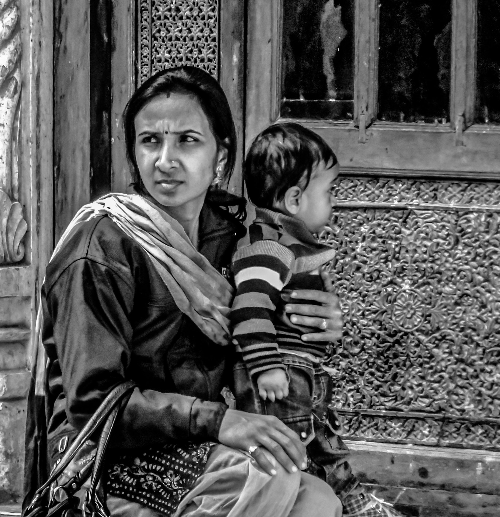 Panasonic DMC-ZS19 sample photo. Indian mother and child photography