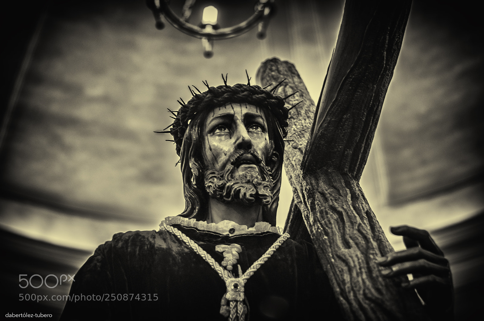 Nikon D90 sample photo. Nazareno en sepia photography