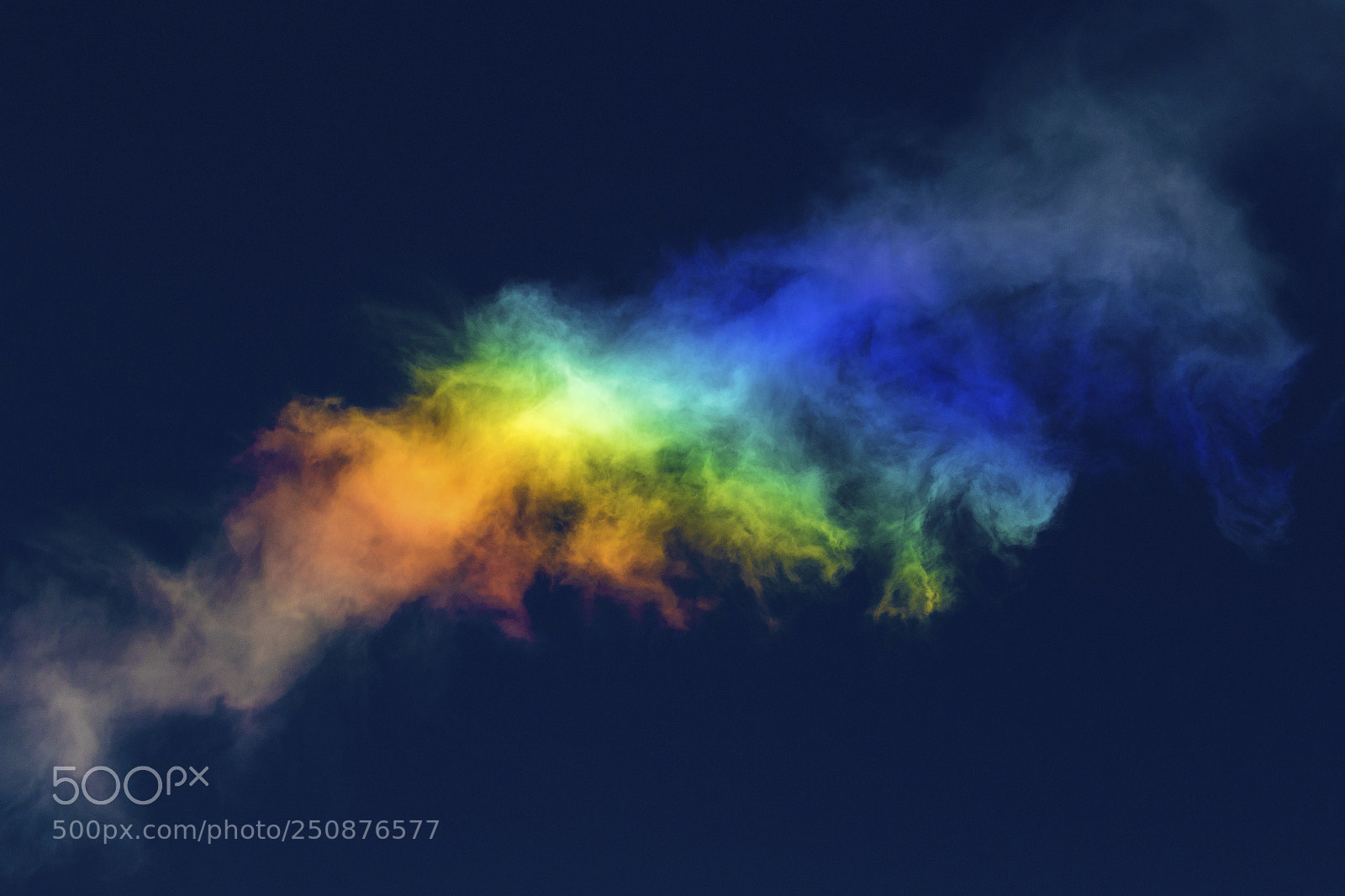 Canon EOS 7D Mark II sample photo. Regenbogen in der wolke photography