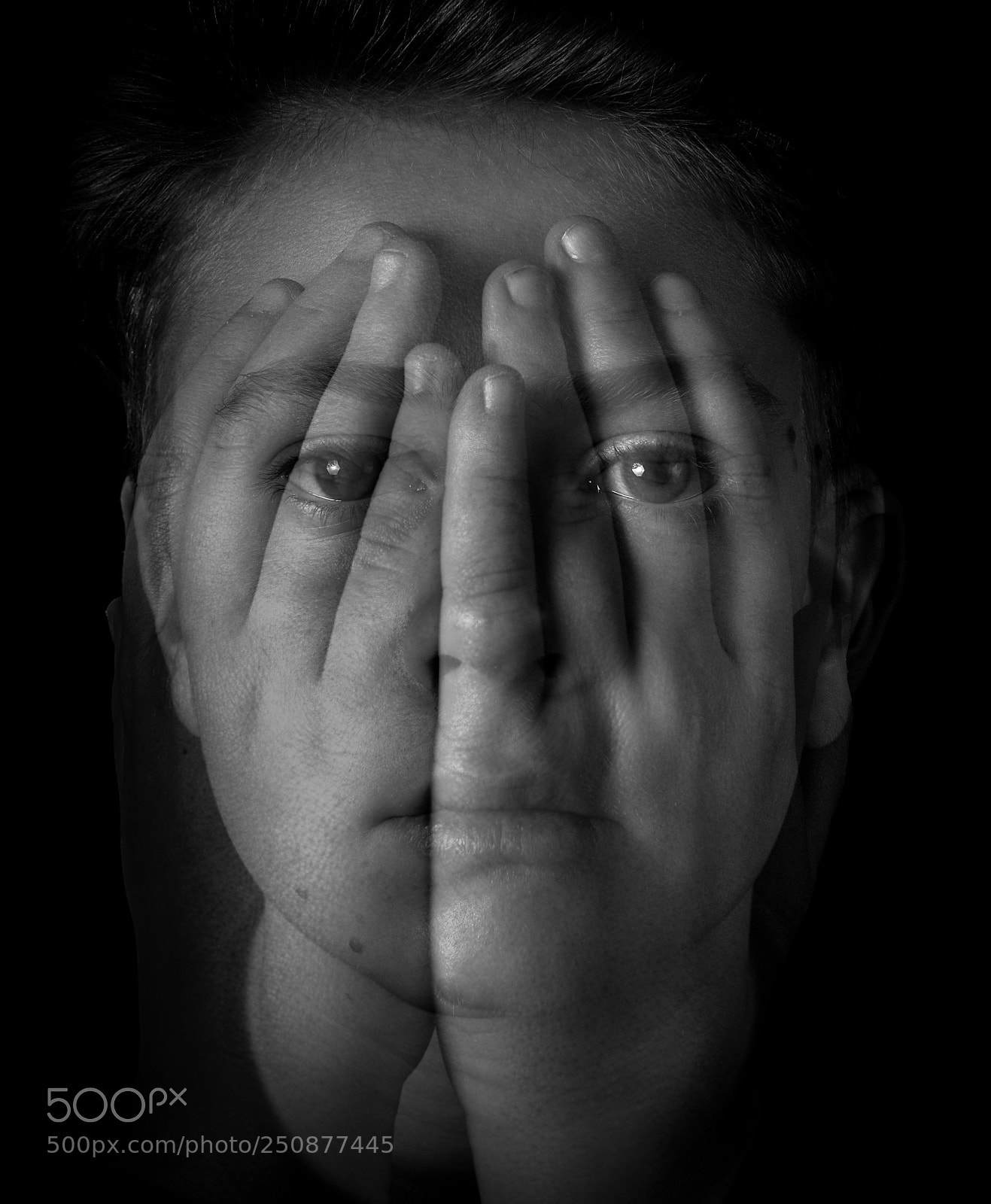 Nikon D300 sample photo. Hands and face photography