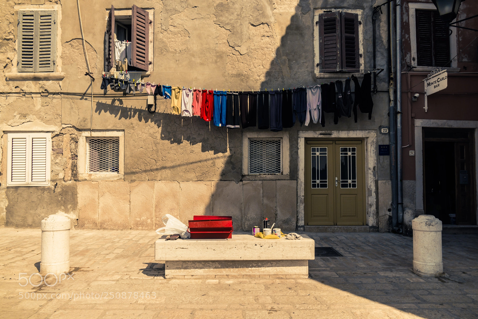 Sony a6500 sample photo. Clothesline photography