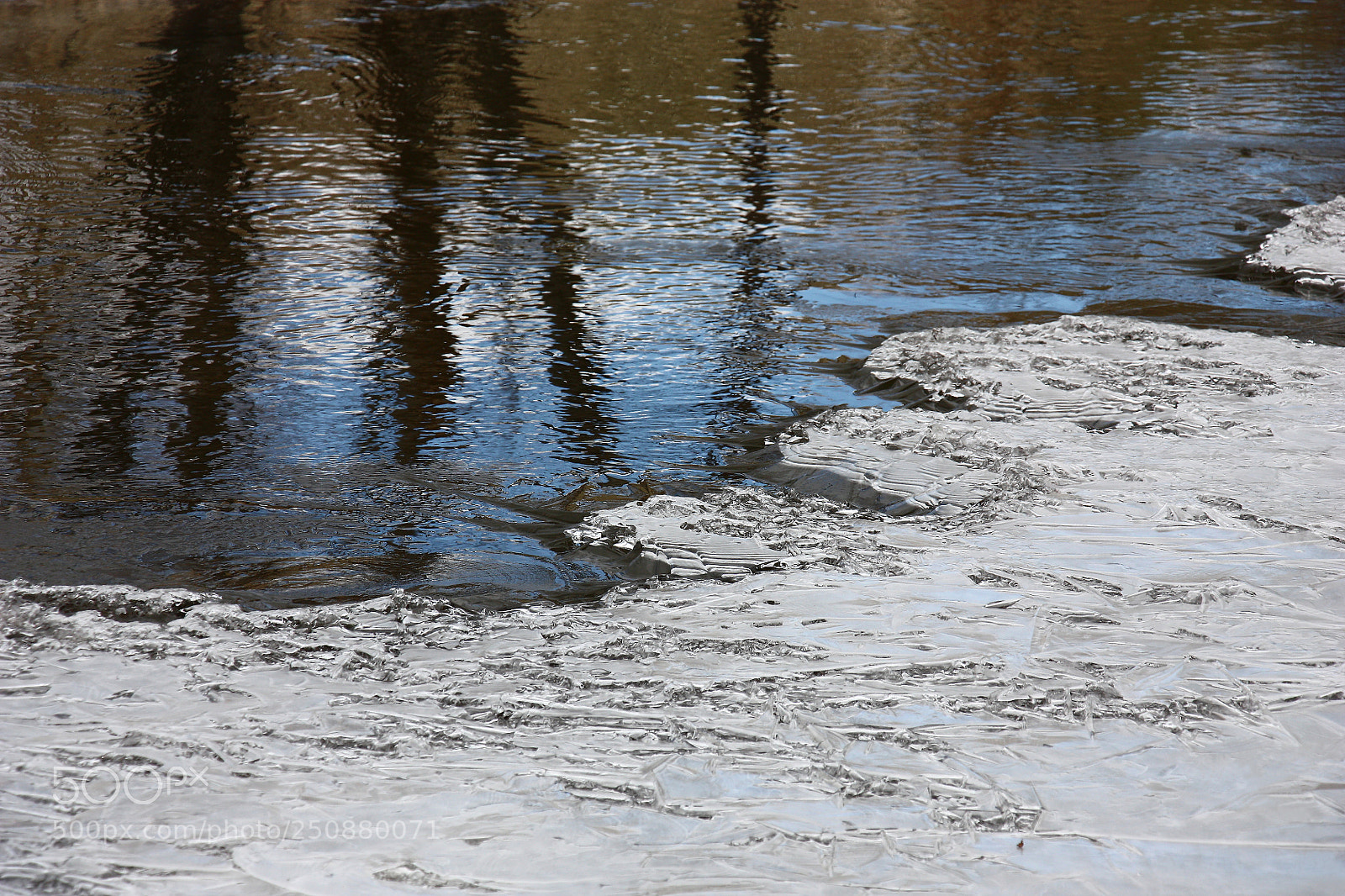 Canon EOS 450D (EOS Rebel XSi / EOS Kiss X2) sample photo. Water and ice. photography