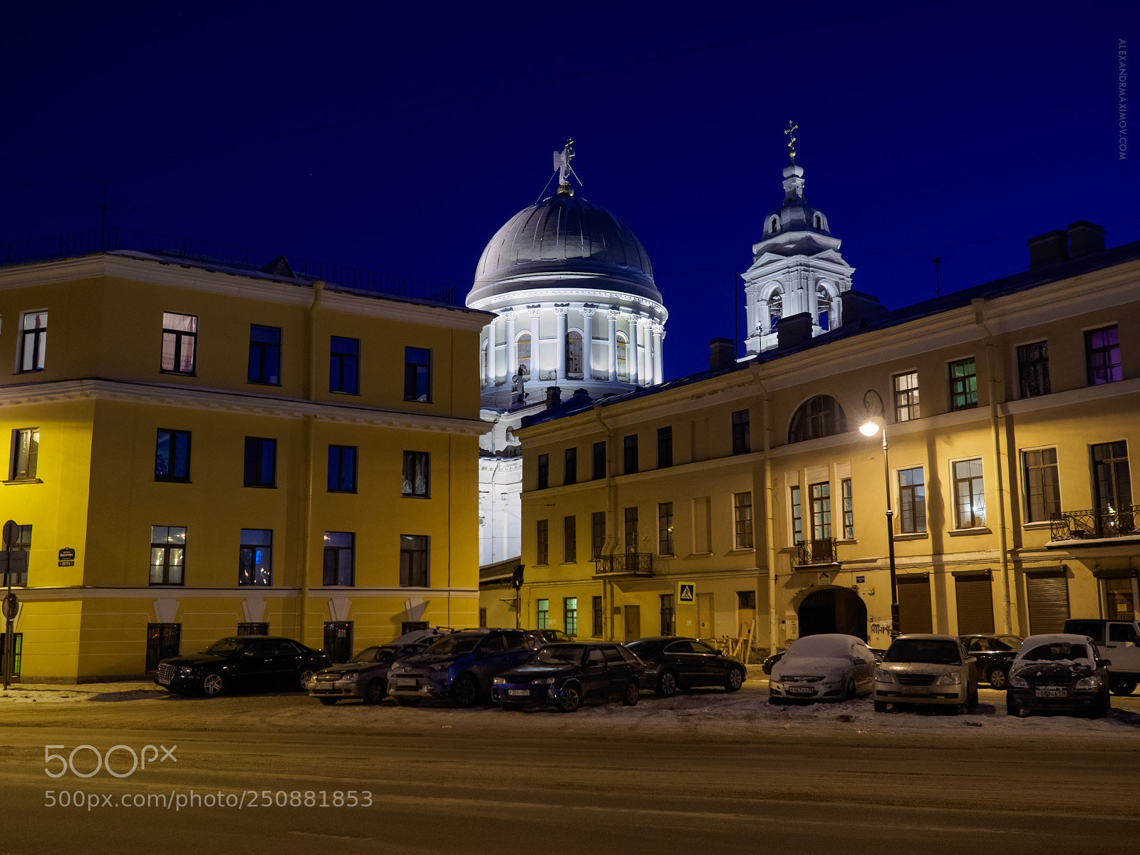 Olympus PEN-F sample photo. Blue hour photography