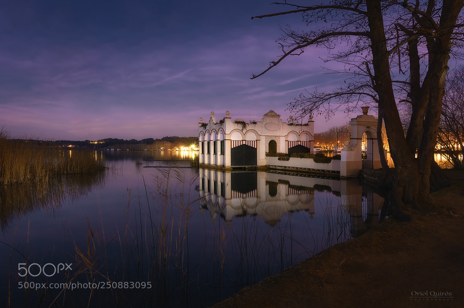 Nikon D7100 sample photo. Blue hour at banyoles photography