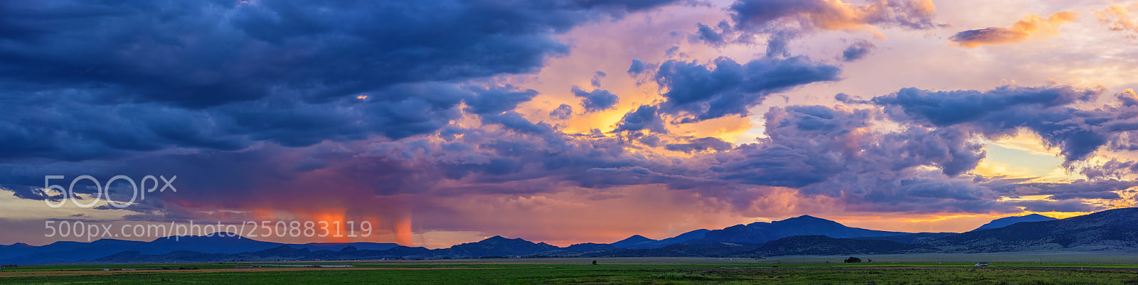 Nikon D810 sample photo. Storm at sunset photography