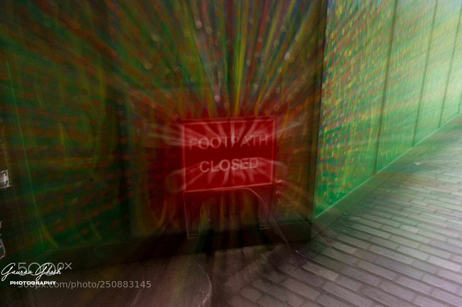 Nikon D7200 sample photo. Footpath closed photography