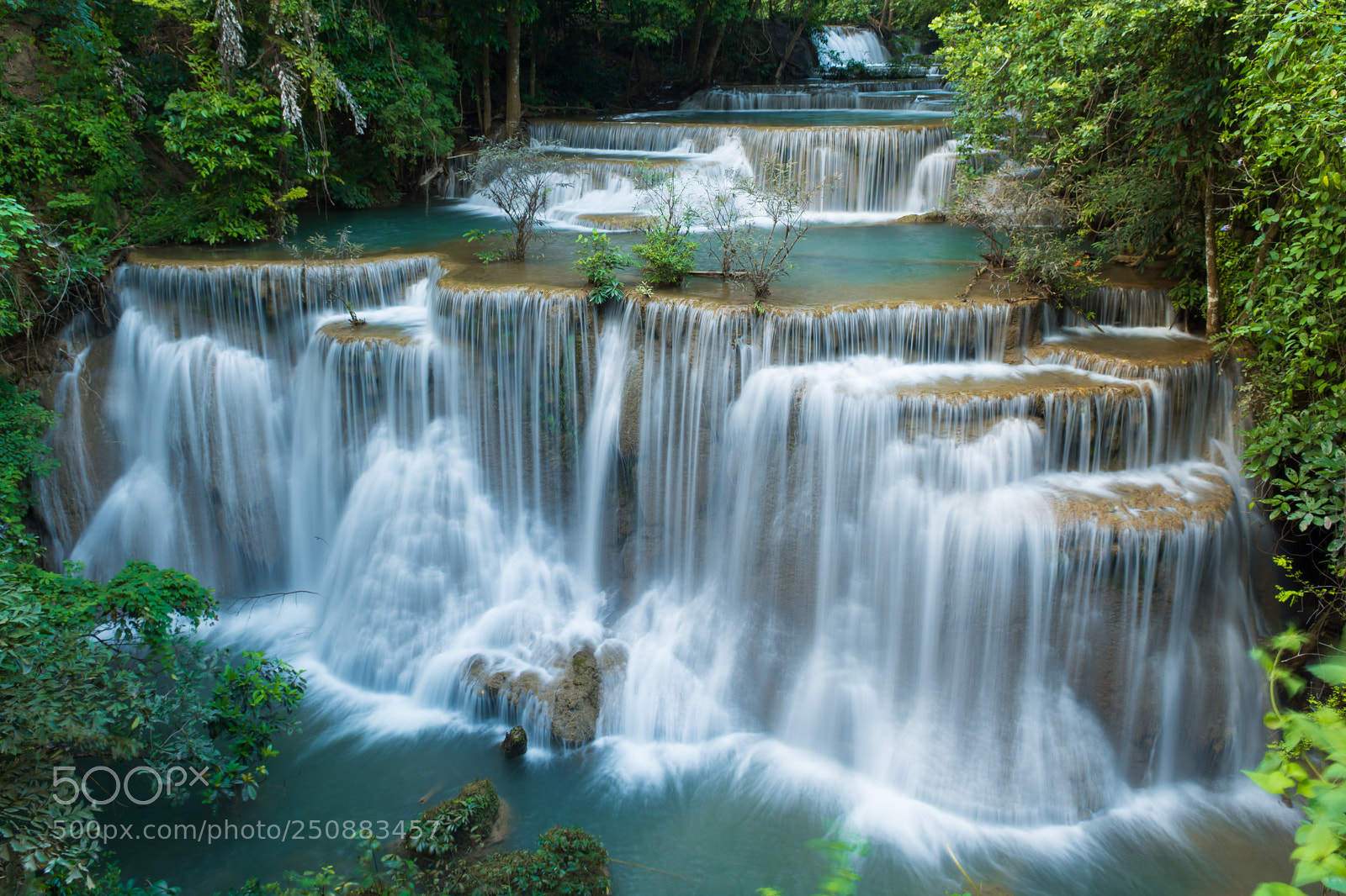 Nikon D7100 sample photo. Huay mae khamin waterfalls photography