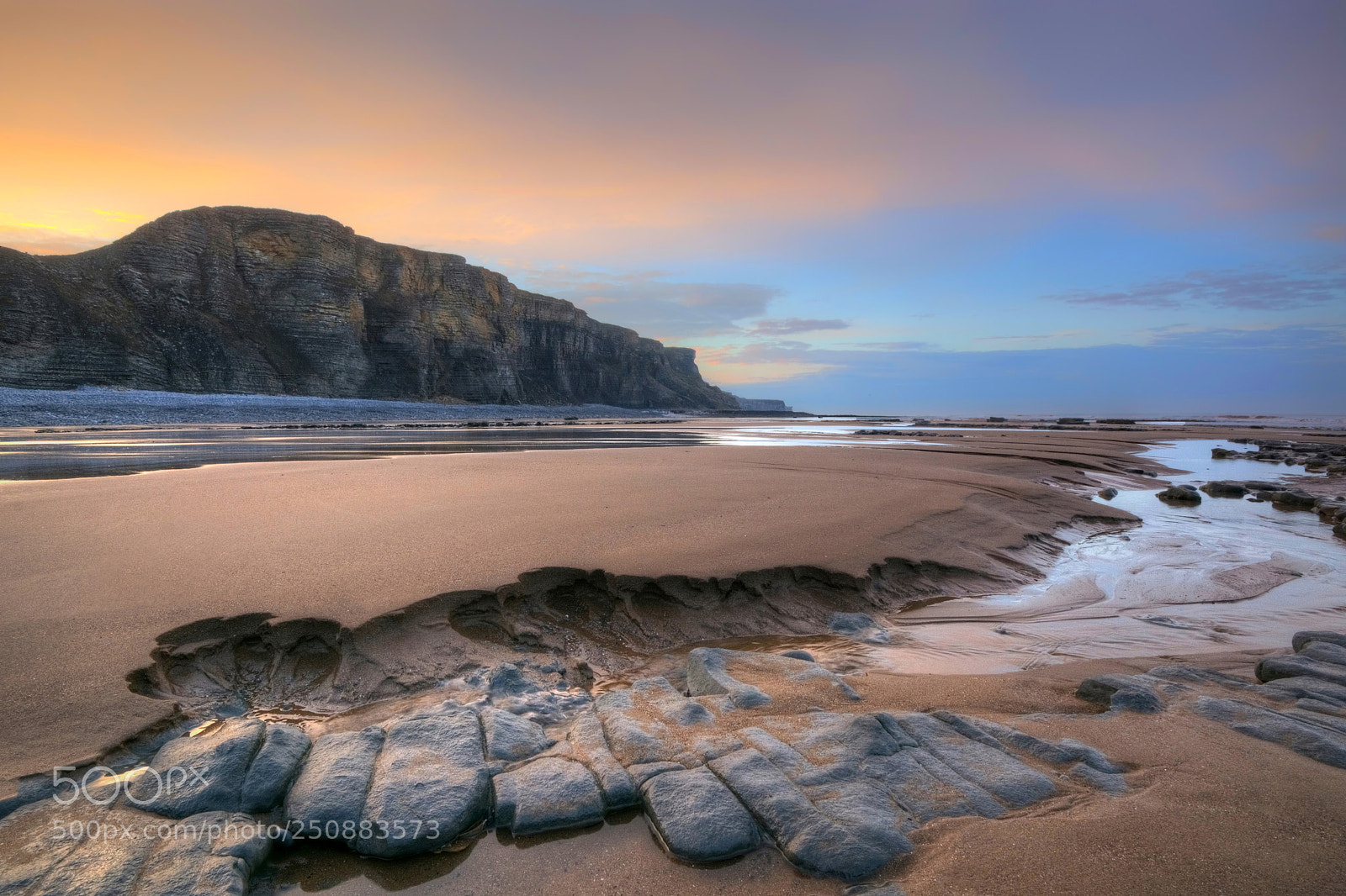 Nikon D7100 sample photo. Sunrise at traeth mawr photography