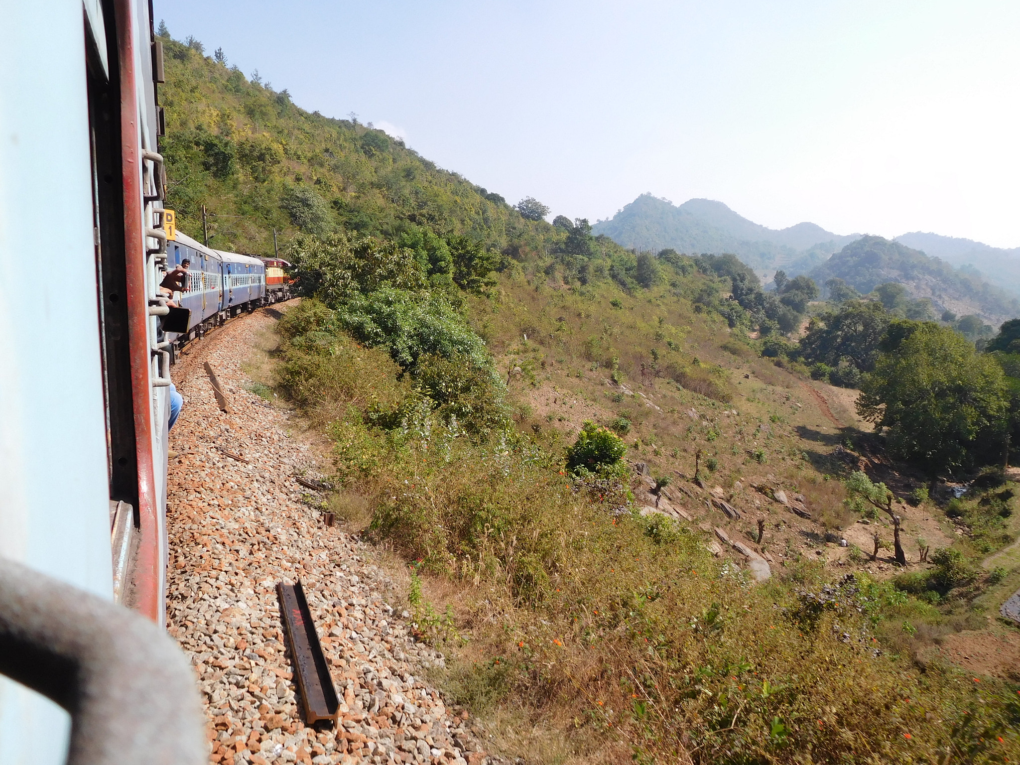 Nikon Coolpix S7000 sample photo. Rail journey to arakku valley, india photography