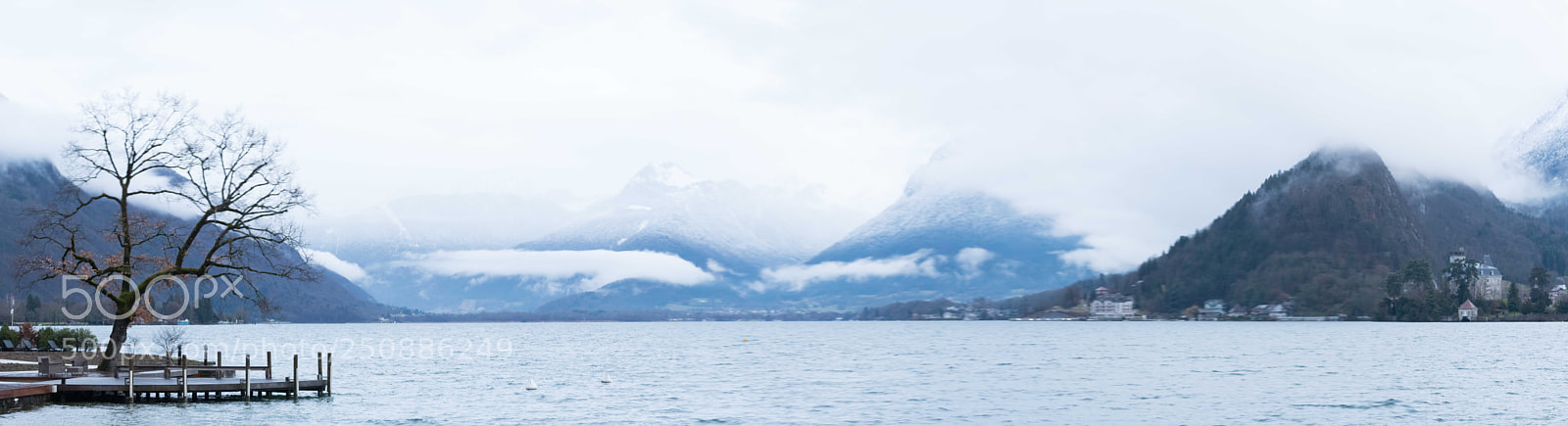 Nikon D500 sample photo. Panorama du lac d'annecy photography