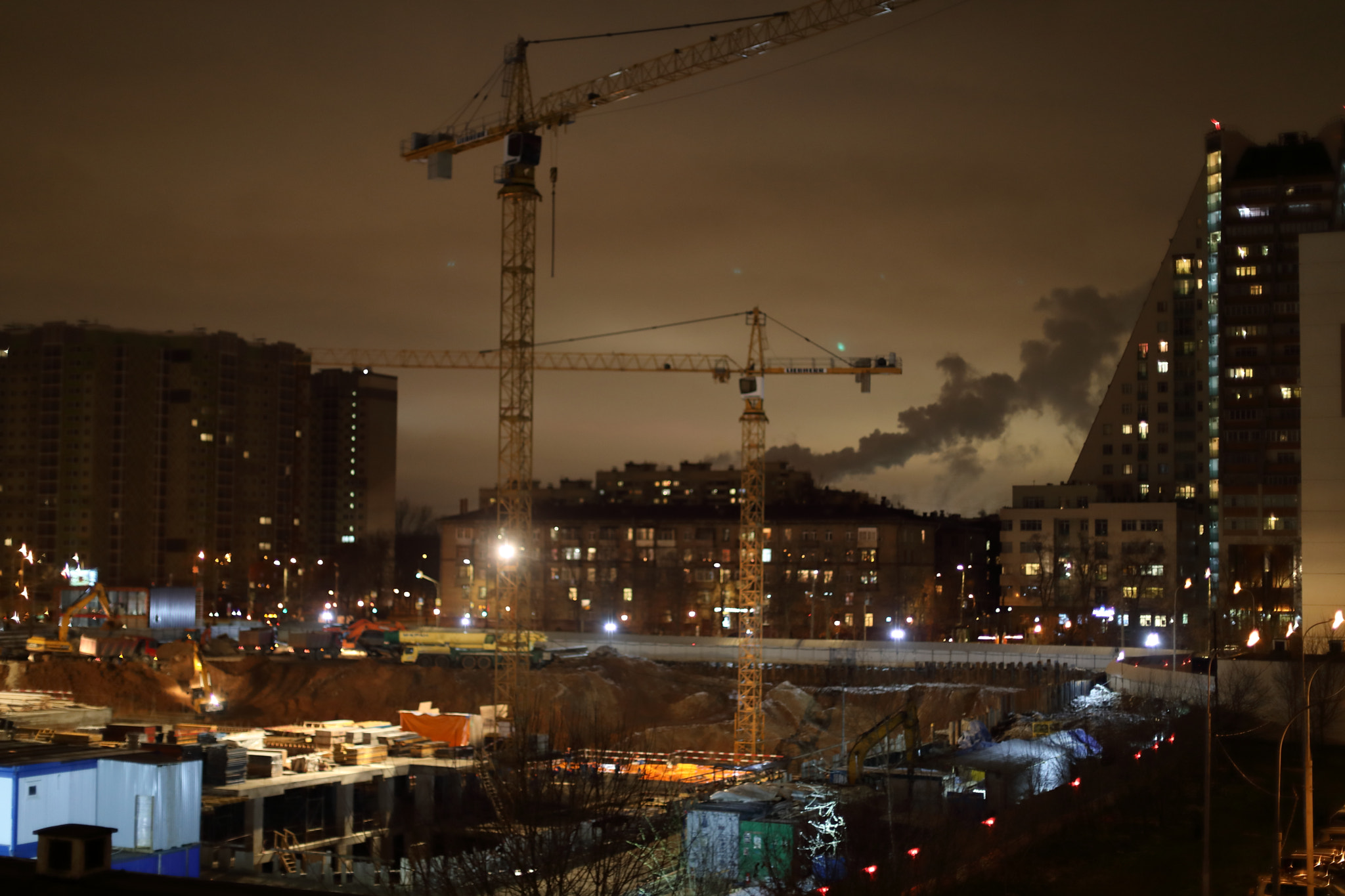 Canon EF 50mm F1.4 USM sample photo. Night moscow photography